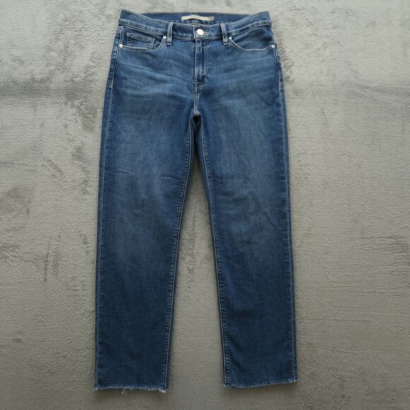 Hudson Jeans Women's Size 29 Blue Mid-Rise Nico Penny Straight Denim 27" Inseam - Picture 1 of 16